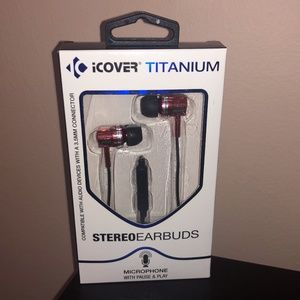 ICOVER Titanium Stereoearbuds